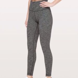 Lululemon Wunder Under Herribone w/ tag size 6